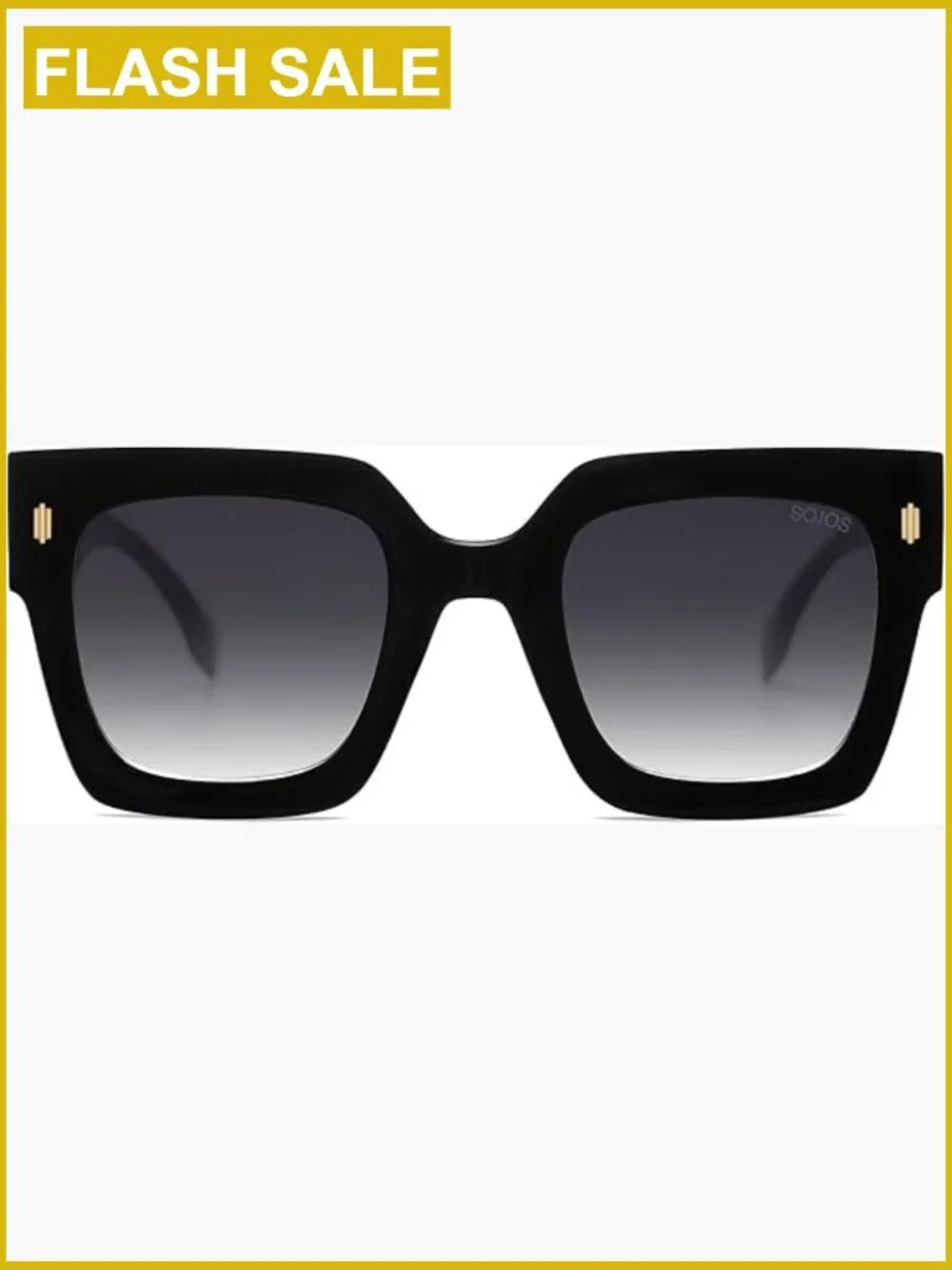 Oversized Square Sunglasses UV400 Protection for Women